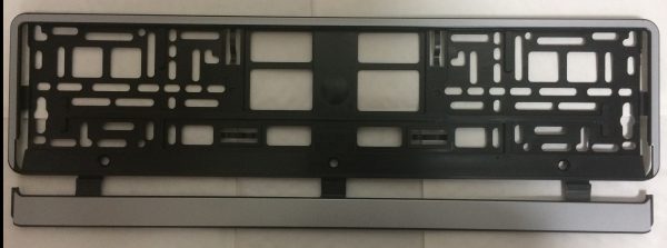 Matt Grey Number Plate Surround